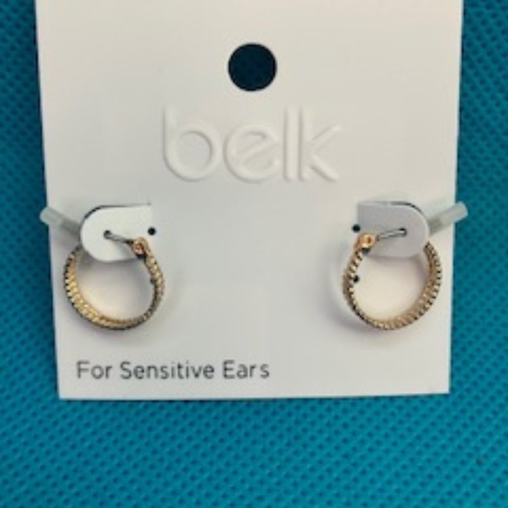 NEW WITH TAGS - KIM ROGERS - SMALL TRIPLE HOOP EARRINGS